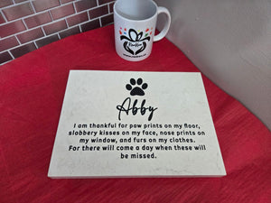 Custom Engraved Quartz Plaque - RazKen Gifts Shop