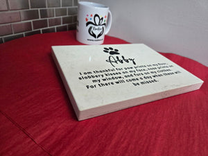 Custom Engraved Quartz Plaque - RazKen Gifts Shop