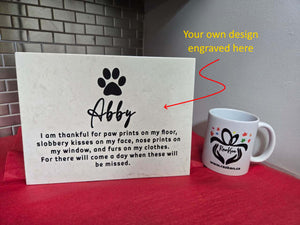 Custom Engraved Quartz Plaque - RazKen Gifts Shop