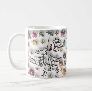 Family Personalized Custom 3D Inflated Effect Printed Mug - RazKen Gifts Shop