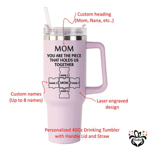 Custom Mom You Are 40Oz Drinking Tumbler - RazKen Gifts Shop