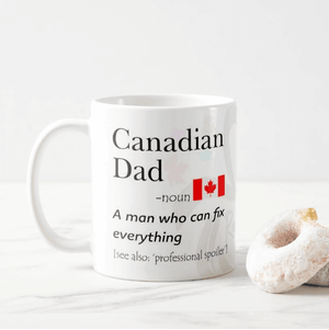Canadian Dad Fathers Day Mug - RazKen Gifts Shop