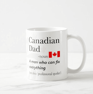 Canadian Dad Fathers Day Mug - RazKen Gifts Shop