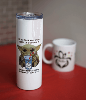 Personalized Your Own Design 20oz Stainless Steel Tumbler with Straw & Lid - RazKen Gifts Shop