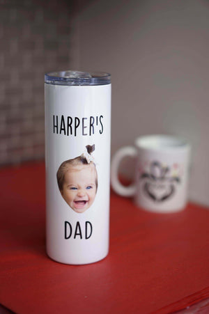 Personalized Your Own Design 20oz Stainless Steel Tumbler with Straw & Lid - RazKen Gifts Shop