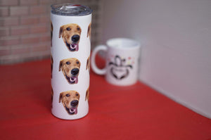 Personalized Your Own Design 20oz Stainless Steel Tumbler with Straw & Lid - RazKen Gifts Shop