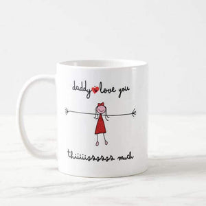 Personalized I Love You This Much Mother Daughter Father Son Have Your Own Name Title Mug - RazKen Gifts Shop