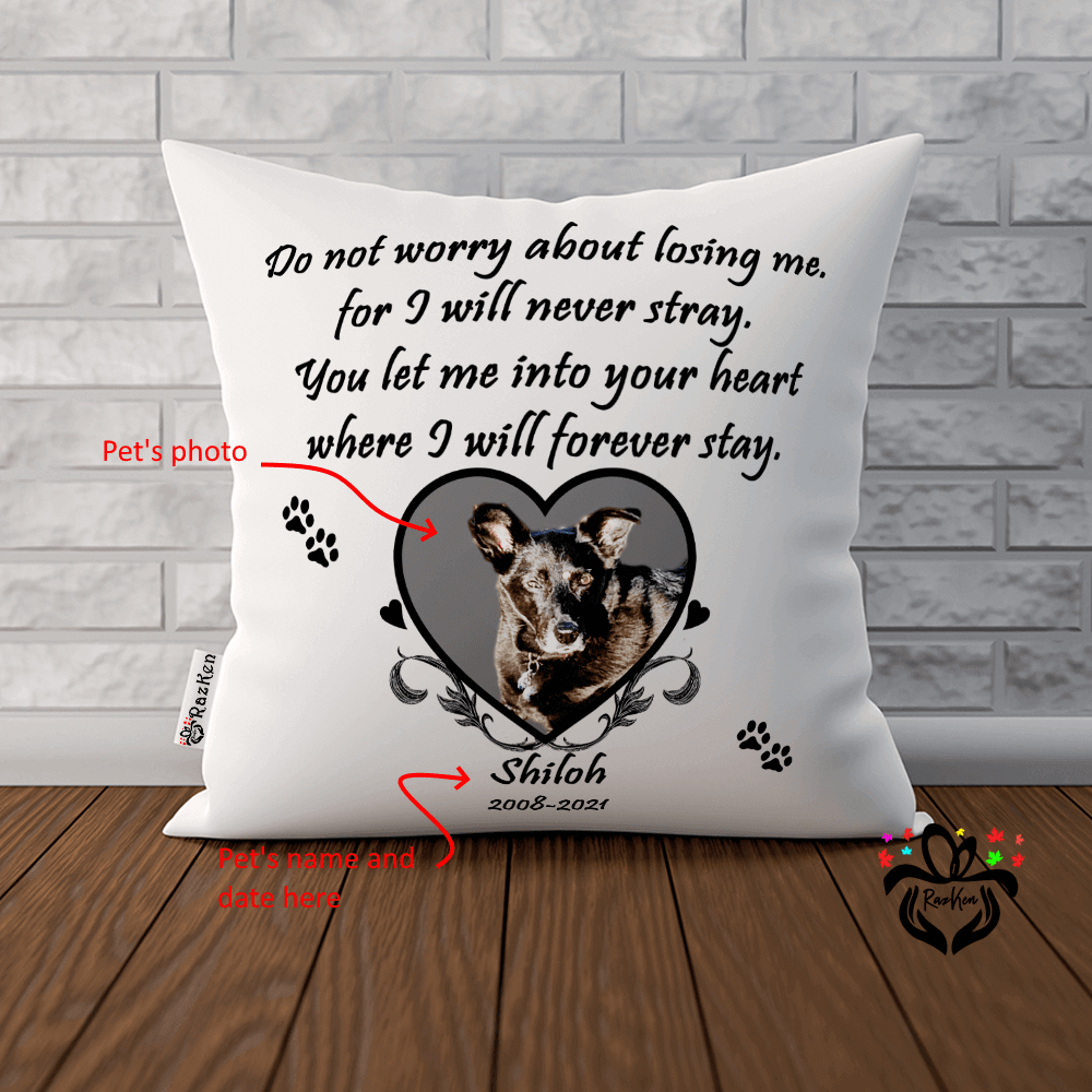 Personalized dog pillow clearance covers