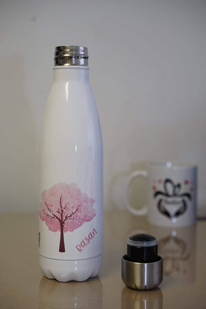 Personalized Photo Stainless Steel Coke Shaped 17oz Water Bottle - RazKen Gifts Shop