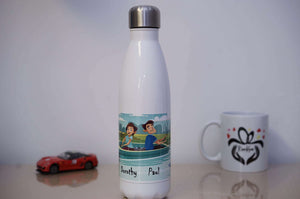 Personalized Photo Stainless Steel Coke Shaped 17oz Water Bottle - RazKen Gifts Shop