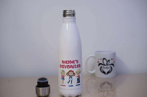 Personalized Photo Stainless Steel Coke Shaped 17oz Water Bottle - RazKen Gifts Shop