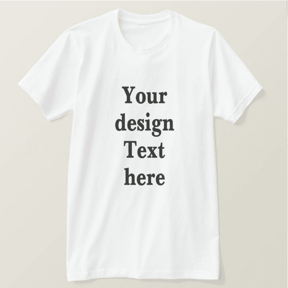Your Design Text Personalized Photo, High Performance, White Adult Unisex Tshirt - RazKen Gifts Shop
