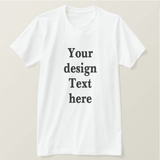 Your Design Text Personalized Photo, High Performance, White Adult Unisex Tshirt - RazKen Gifts Shop