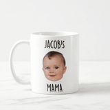 Personalized Baby Face Photo Text Gift Mug, Gift For Mom or Dad, Fathers, Mothers Day Gift Mug - RazKen Gifts Shop