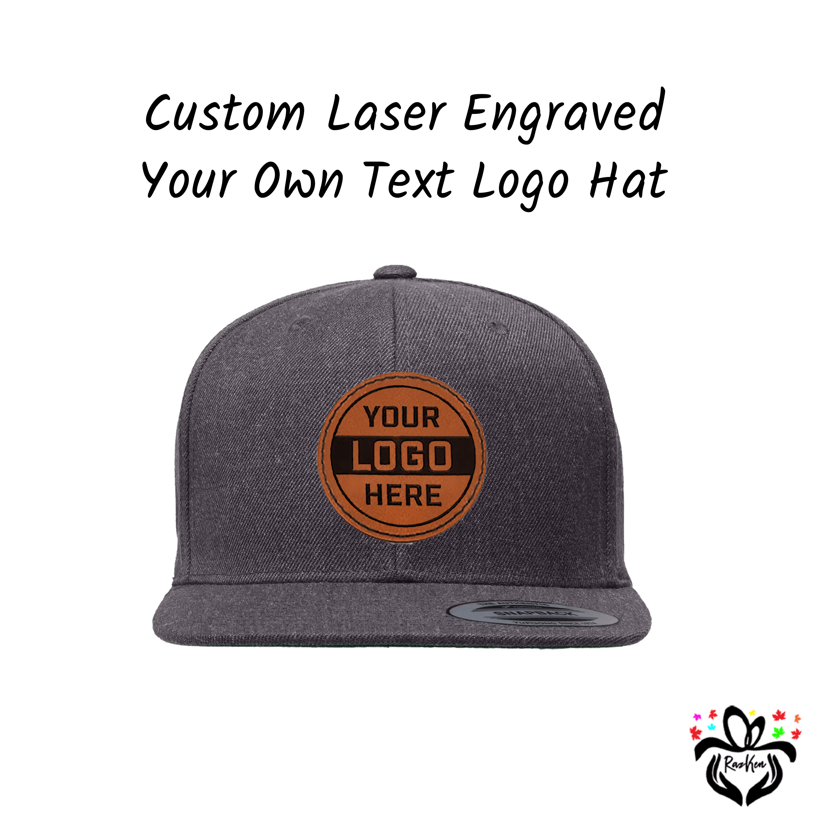 Custom Engraved SNAPBACK Hat - Main Image