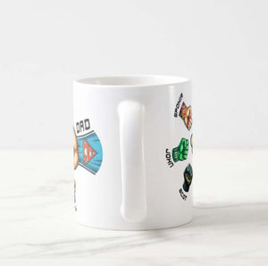 Custom Superhero Character Dad Fist Mug - RazKen Gifts Shop