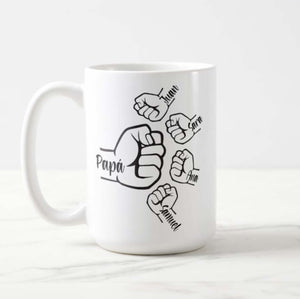 Custom Dad Fist Mug - RazKen Gifts Shop