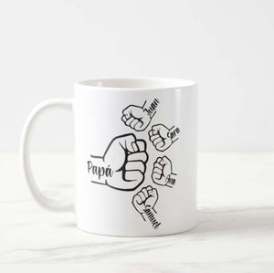 Custom Dad Fist Mug - RazKen Gifts Shop