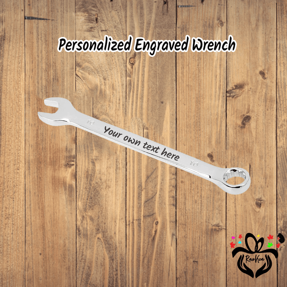 Custom Laser Engraved Wrench Gift