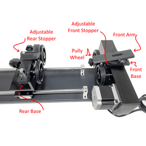 CO2 Rotary Clamp Kit for Chinese Rotary Laser Machine - RazKen Gifts Shop