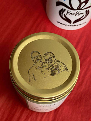 Laser Engraved Custom Candle - RazKen Gifts Shop