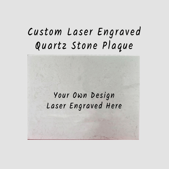 Custom Engraved Quartz Plaque - RazKen Gifts Shop