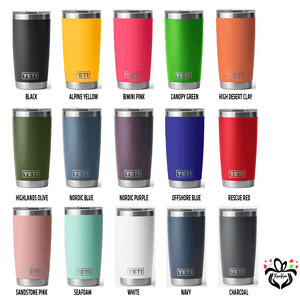 Personalized 20 oz Yeti Rambler - RazKen Gifts Shop