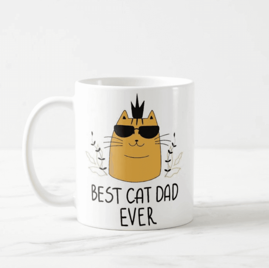 Best Cat Dad Ever, Cat Father Mug - Main Image