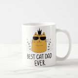 Best Cat Dad Ever, Cat Lovers, Cat Owner, Gift for Cat Father Coffee Mug - RazKen Gifts Shop