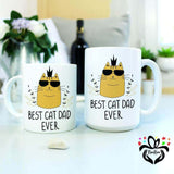 Best Cat Dad Ever, Cat Lovers, Cat Owner, Gift for Cat Father Coffee Mug - RazKen Gifts Shop