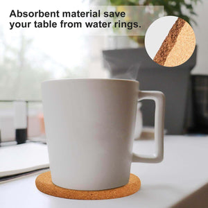 Coffee Natural Cork Coaster Set - RazKen Gifts Shop