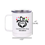 Personalized Your Own Design 10oz Stainless Steel Coffee Cup with Lid - RazKen Gifts Shop
