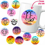 Personalized Astrological Zodiac Signs with Sunset Sky, Astrology Mug, Astrology Mug Gifts - RazKen Gifts Shop