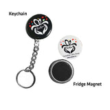 Personalized Your Own Design, Picture, Button Pins, Fridge Magnet Button, Keychain - RazKen Gifts Shop