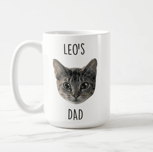 Personalized Cat Face Mug, Cat Face, Custom Cat Mug, Gift for Cat Lover, Cat Owner Mug - RazKen Gifts Shop