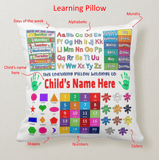 Custom Name Learning Pillow, Educational 1st/2nd Grade Learning Pillow For Children, Cushion Pillow - RazKen Gifts Shop