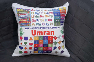 Custom Name Learning Pillow, Educational 1st/2nd Grade Learning Pillow For Children, Cushion Pillow - RazKen Gifts Shop