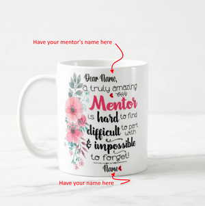 Custom Names Mentor Gift A Truly Great Mentor Mug Thank You Gift Mug - RazKen Gifts Shop