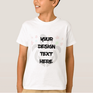 Personalized Photo, Text, High Performance Fabric Youth Kid Child White Unisex Tshirt - RazKen Gifts Shop