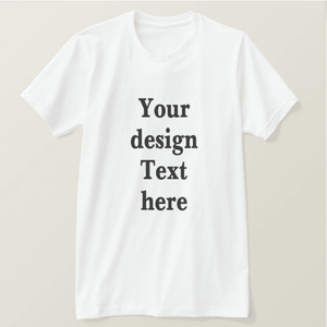 Your Design Text Personalized Photo, High Performance, White Adult Unisex Tshirt - RazKen Gifts Shop