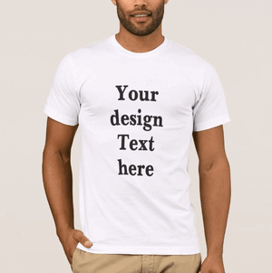 Your Design Text Personalized Photo, High Performance, White Adult Unisex Tshirt - RazKen Gifts Shop