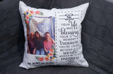 Personalized Picture, Date, Memorial, Memory Gift, Loved Ones, Cushion Pillow - RazKen Gifts Shop
