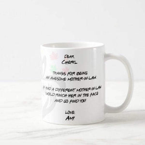 Personalized Your Text You For Being, Punch In The Face Funny, Father in Law, Mother In Law - RazKen Gifts Shop