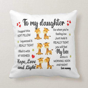 Custom Several Designs, Gift to Grandkids, I hugged This Soft Pillow - RazKen Gifts Shop