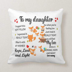 Custom Several Designs, Gift to Grandkids, I hugged This Soft Pillow - RazKen Gifts Shop