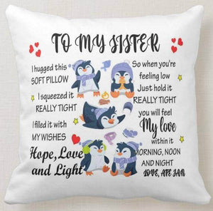 Custom Several Designs, Gift to Grandkids, I hugged This Soft Pillow - RazKen Gifts Shop