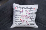 Personalized Pillow To My Daughter, Son, Friend, Grandson, Dad, I hugged This Soft Pillow - RazKen Gifts Shop
