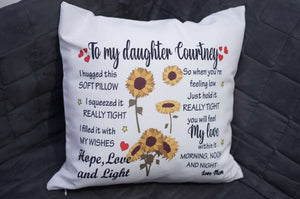 Custom Several Designs, Gift to Grandkids, I hugged This Soft Pillow - RazKen Gifts Shop