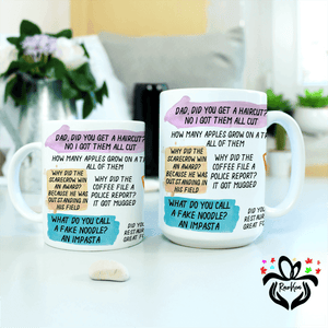 Emergency Dad Jokes, Fathers Day, Birthday Gift, Best Dad Gift, Dad Jokes, Funny Mug - RazKen Gifts Shop