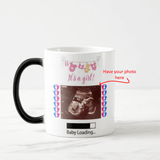 Gender Reveal It's a Girl, It's a Boy Magic Mug, Color Changing Mug, Heat Sensitive Mug - RazKen Gifts Shop